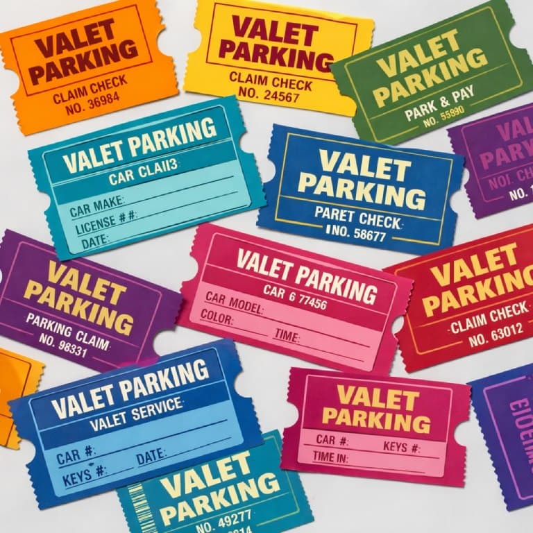 Valet Parking Tickets preview
