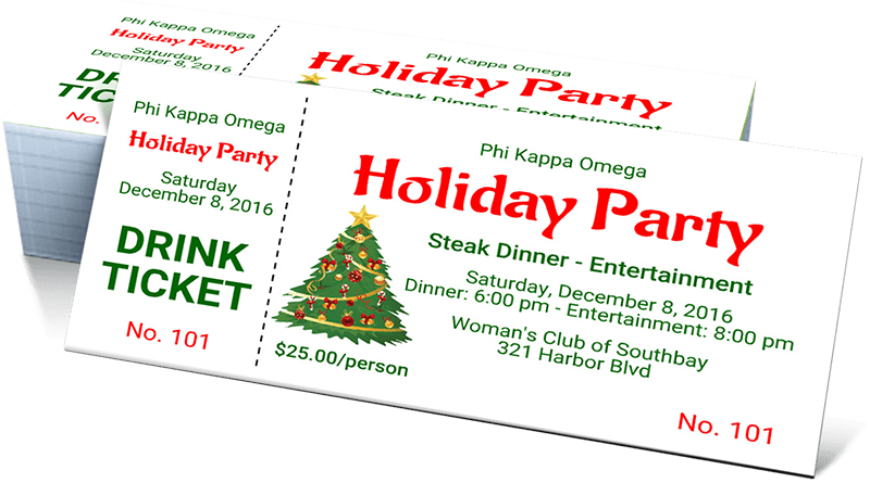 Summer Festival Tickets - Back